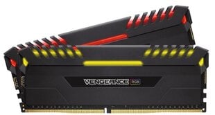 Corsair Vengeance RGB, DDR4, 2x8GB, 2933MHz, CL16 (CMR16GX4M2Z2933C16) цена и информация | Оперативная память (RAM) | pigu.lt