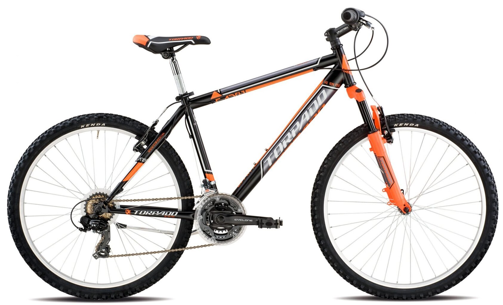 Vyriškas kroso dviratis Torpado Earth 28", oranžinis kaina | pigu.lt