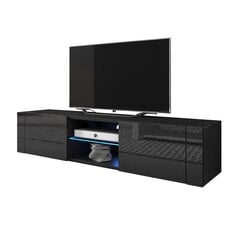 TV staliukas Elegant LED, juodas kaina ir informacija | TV staliukai | pigu.lt