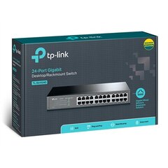 Switch TP-Link 1000M 24P. kaina ir informacija | Maršrutizatoriai (routeriai) | pigu.lt