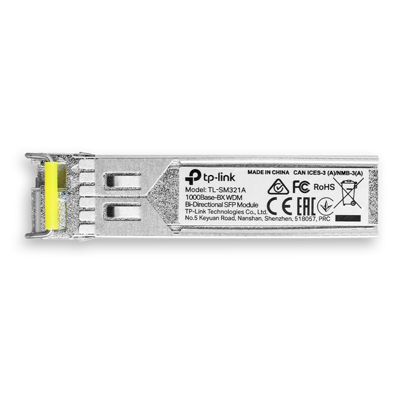 TP-LINK 1000 Base-BX WDM Bi-Directional SFP Module TL-SM321A-2 9/125 μm SMF (Single-Mode Fiber) kaina ir informacija | Adapteriai, USB šakotuvai | pigu.lt