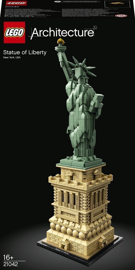 21042 LEGO® Architecture Laisvės statula цена и информация | Konstruktoriai ir kaladėlės | pigu.lt