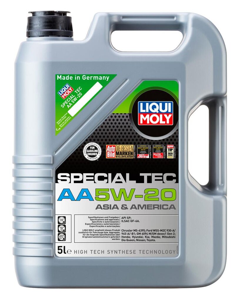 Liqui Moly Special Tec AA 5 5W20 variklinė alyva, 5 L цена и информация | Variklinės alyvos | pigu.lt