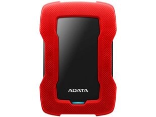 ADATA HD330 2000 GB, 2.5 ", USB 3.1, Red цена и информация | Жёсткие диски (SSD, HDD) | pigu.lt