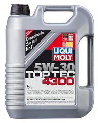 Масло моторное Liqui Moly Top Tec 4300 5W30 C2, 5 л цена и информация | Моторные масла | pigu.lt