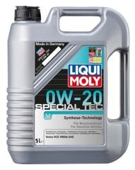 Liqui Moly Special Tec V 0W20 Volvo C5 variklinė alyva, 5 l kaina ir informacija | Variklinės alyvos | pigu.lt