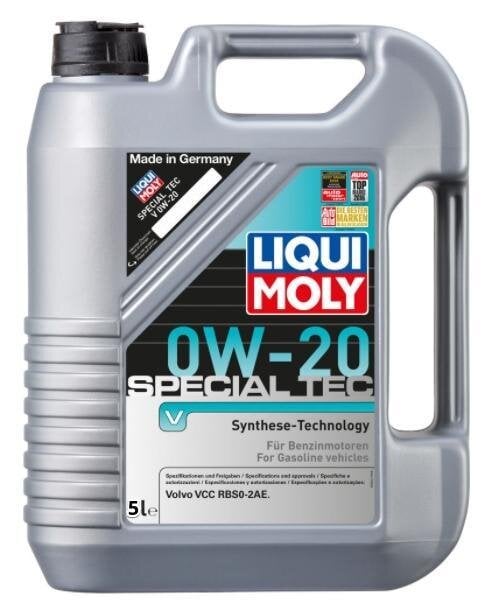 Liqui Moly Special Tec V 0W20 Volvo C5 variklinė alyva, 5 l цена и информация | Variklinės alyvos | pigu.lt