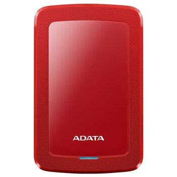 Adata DashDrive HV300 2.5'' 1TB USB3.1 Raudonas kaina ir informacija | Išoriniai kietieji diskai (SSD, HDD) | pigu.lt