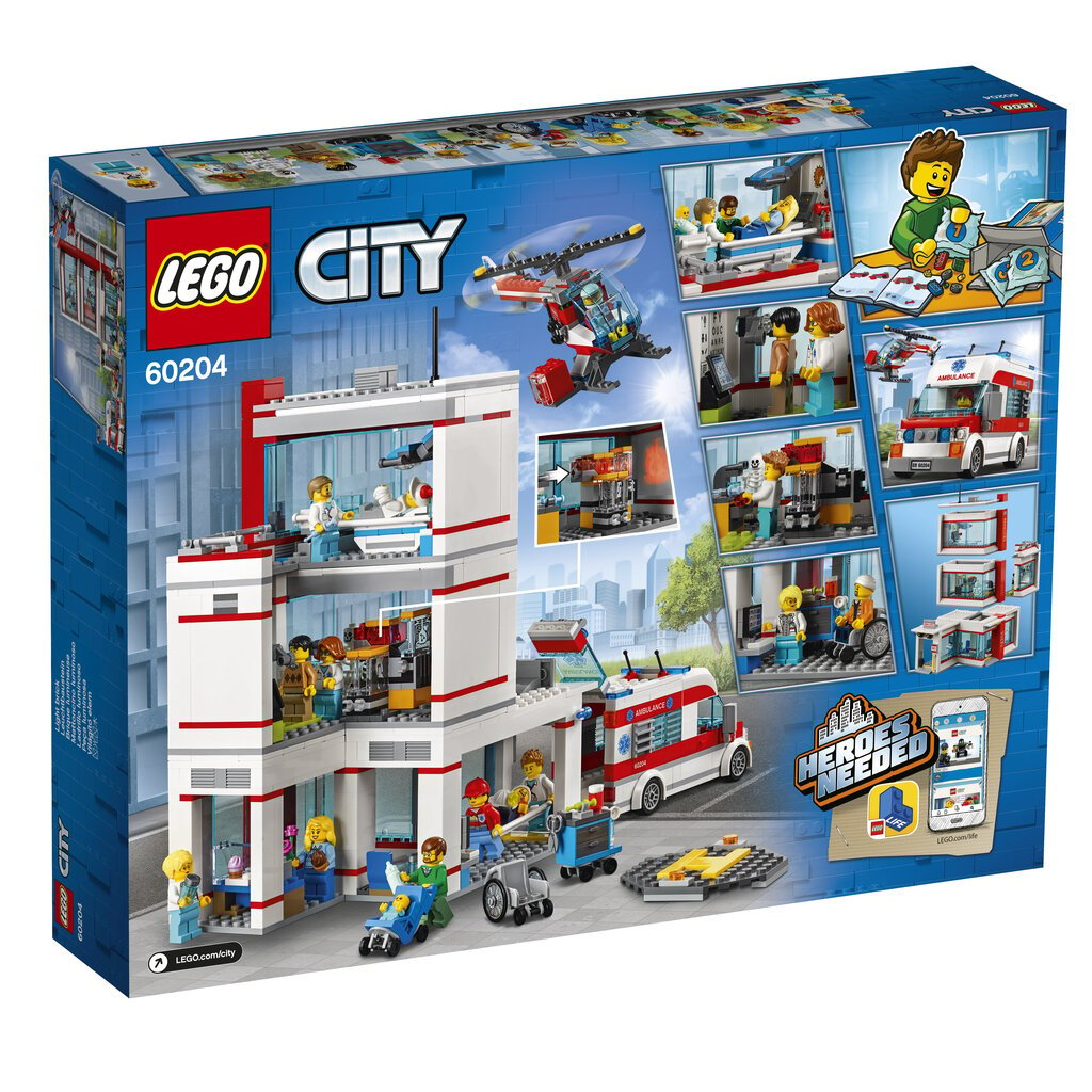 60204 LEGO® City Ligoninė kaina ir informacija | Konstruktoriai ir kaladėlės | pigu.lt