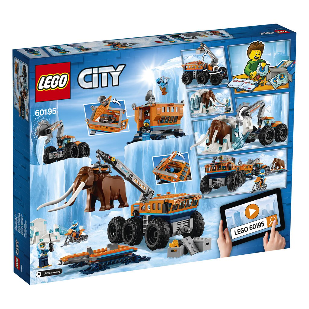 60195 LEGO® CITY Arctic, Mobili bazė kaina ir informacija | Konstruktoriai ir kaladėlės | pigu.lt