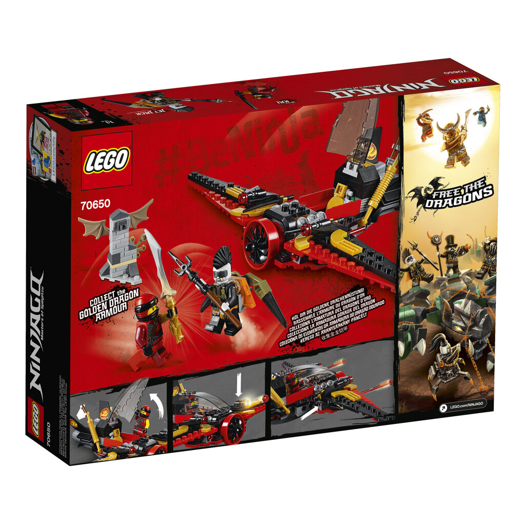 70650 LEGO® NINJAGO Specialios paskirties sparnas kaina ir informacija | Konstruktoriai ir kaladėlės | pigu.lt