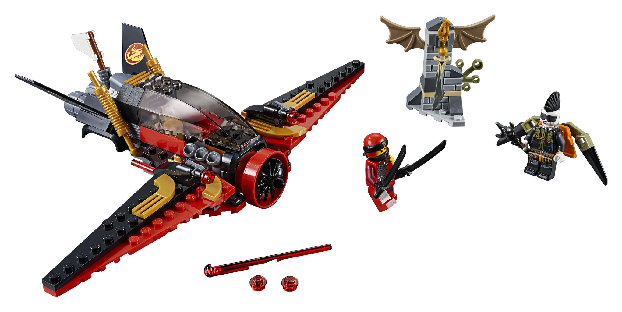 70650 LEGO® NINJAGO Specialios paskirties sparnas цена и информация | Konstruktoriai ir kaladėlės | pigu.lt