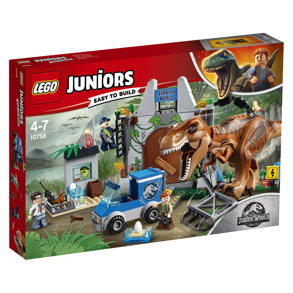 10758 LEGO® Jurassic World Tiranozauro pabėgimas цена и информация | Konstruktoriai ir kaladėlės | pigu.lt
