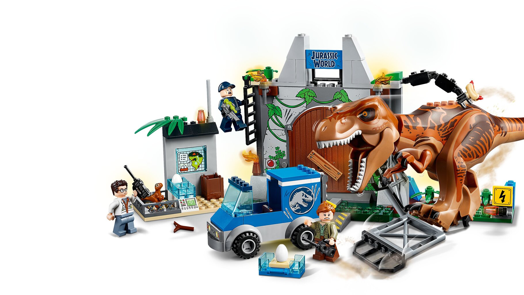 10758 LEGO® Jurassic World Tiranozauro pabėgimas цена и информация | Konstruktoriai ir kaladėlės | pigu.lt