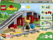 10872 LEGO® DUPLO Traukinių tiltas ir bėgiai цена и информация | Konstruktoriai ir kaladėlės | pigu.lt
