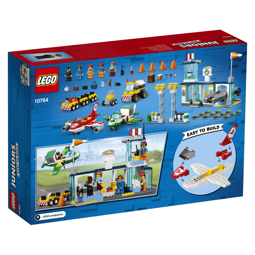 10764 LEGO® JUNIORS, Oro uostas цена и информация | Konstruktoriai ir kaladėlės | pigu.lt