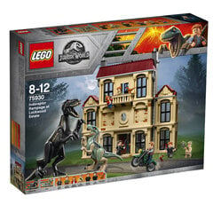 75930 LEGO® Jurassic World Indoraptoriaus siautėjimas Lokvudo viloje kaina ir informacija | Konstruktoriai ir kaladėlės | pigu.lt