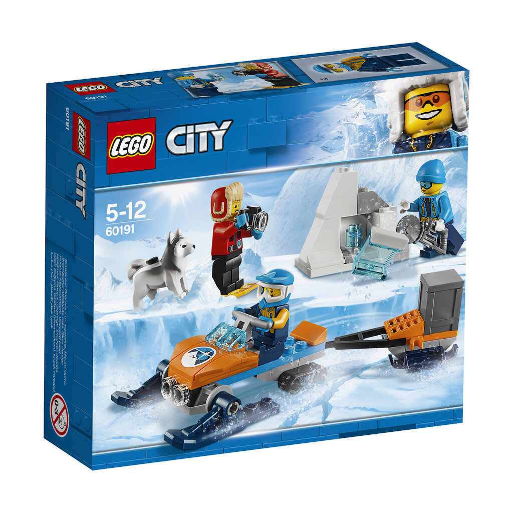 60191 LEGO® CITY Arctic, Arktikos mokslinkų komanda kaina ir informacija | Konstruktoriai ir kaladėlės | pigu.lt