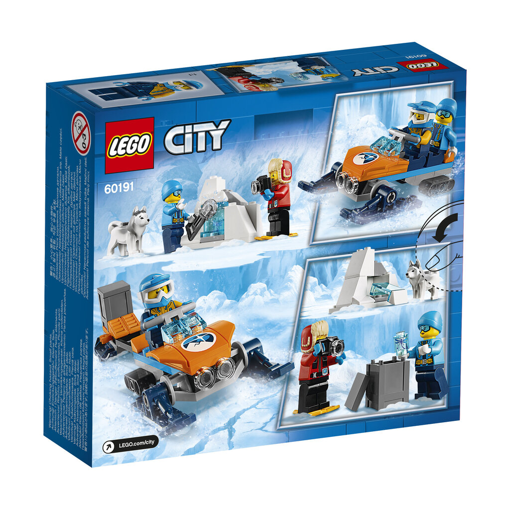 60191 LEGO® CITY Arctic, Arktikos mokslinkų komanda kaina ir informacija | Konstruktoriai ir kaladėlės | pigu.lt