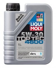 LIQUI MOLY Top Tec 4600 5W30 1L kaina ir informacija | Variklinės alyvos | pigu.lt