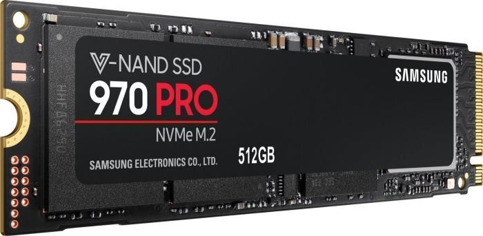 Samsung 970 PRO 512GB PCIe x4 NVMe (MZ-V7P512BW) цена и информация | Vidiniai kietieji diskai (HDD, SSD, Hybrid) | pigu.lt