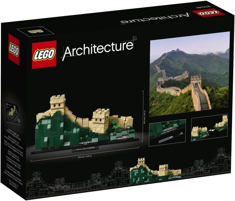 21041 LEGO® Architecture Great Wall of China, 551 d. kaina ir informacija | Konstruktoriai ir kaladėlės | pigu.lt