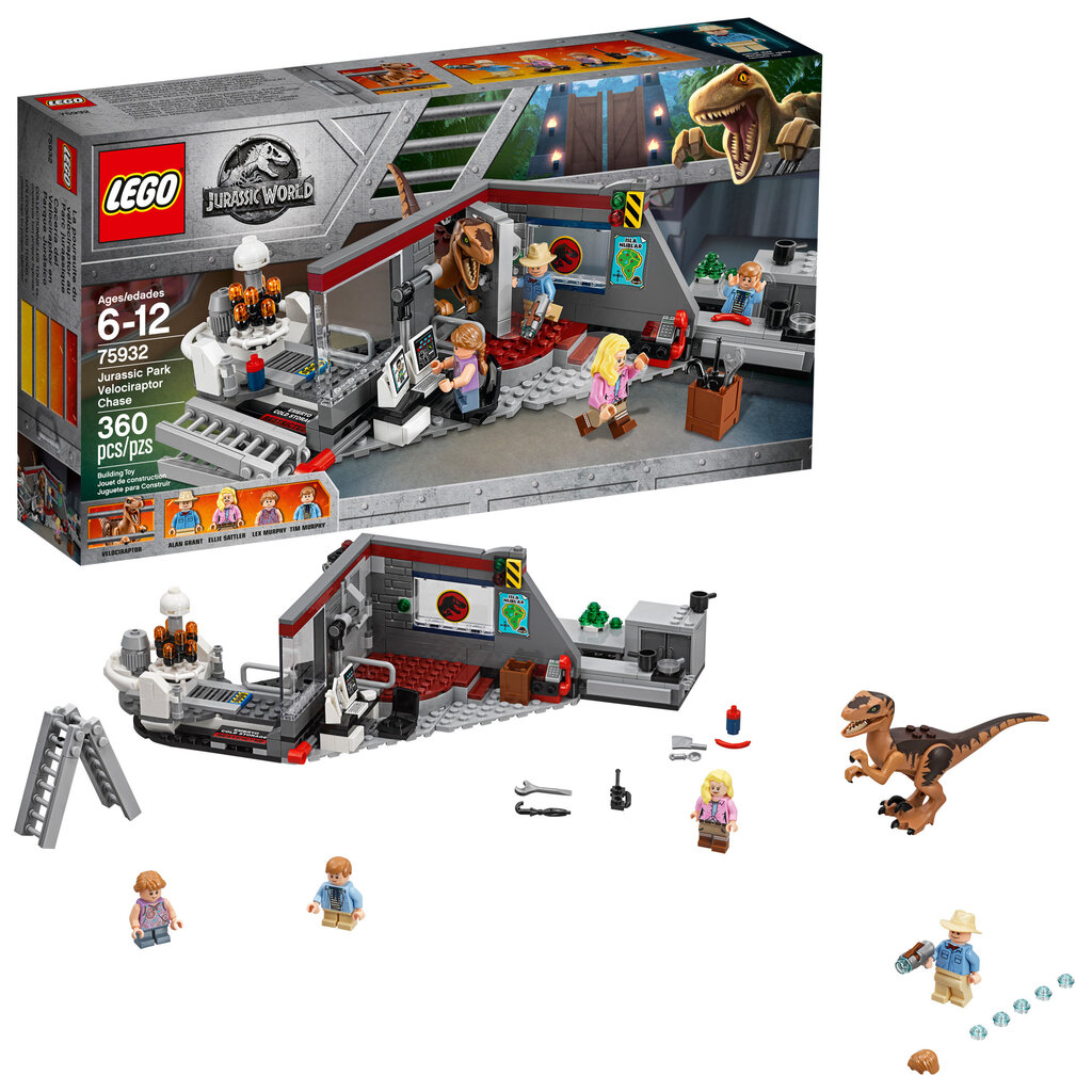 75932 LEGO® Jurassic World Jūros periodo parko plėšrūno gaudynės kaina ir informacija | Konstruktoriai ir kaladėlės | pigu.lt