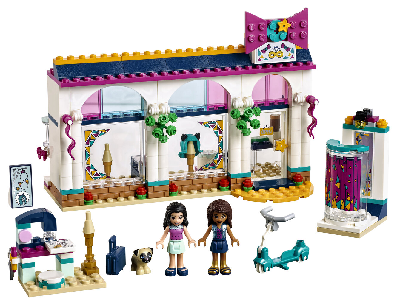 41344 LEGO® FRIENDS Parduotuvė Andrejos aksesuarai kaina ir informacija | Konstruktoriai ir kaladėlės | pigu.lt