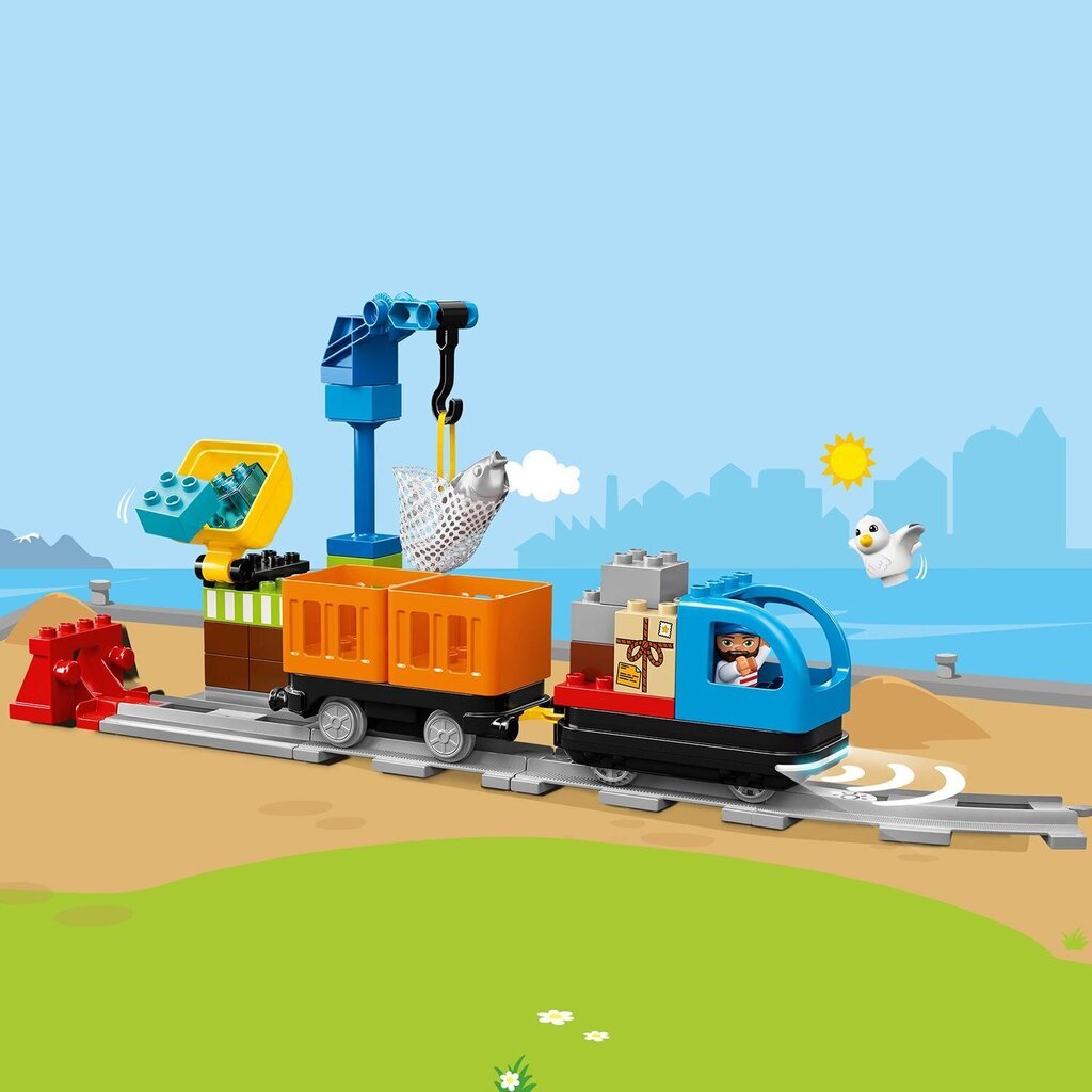 10875 LEGO® DUPLO Krovininis traukinys kaina ir informacija | Konstruktoriai ir kaladėlės | pigu.lt