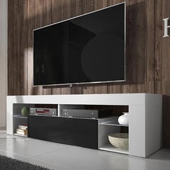 TV staliukas Bianko, baltas/juodas kaina ir informacija | TV staliukai | pigu.lt