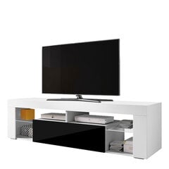 TV staliukas Bianko, baltas/juodas kaina ir informacija | TV staliukai | pigu.lt