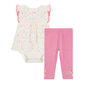 Cool Club smėlinuko-suknelės ir tamprių komplektas mergaitėms, CNG1602458-00 kaina ir informacija | Komplektai kūdikiams | pigu.lt