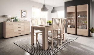 Расширяемый обеденный стол Link, цвет дуба цена и информация | Laski Meble Мебель и домашний интерьер | pigu.lt