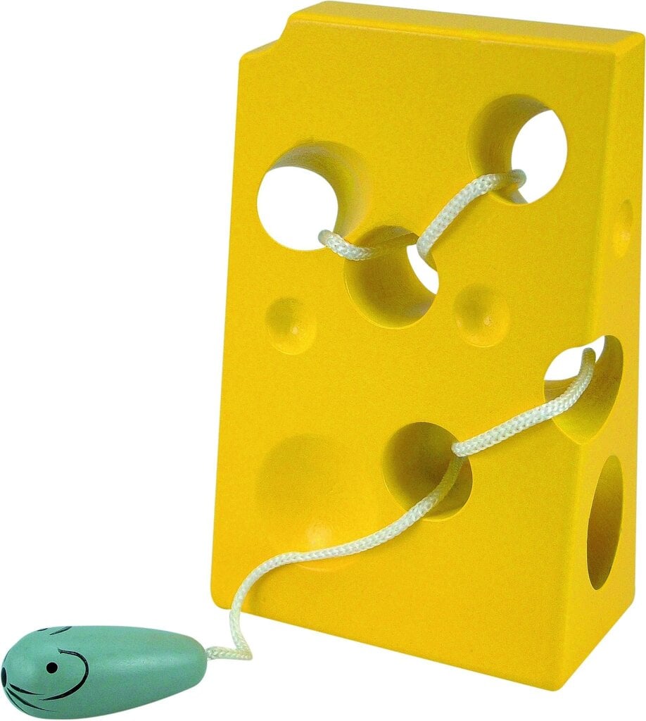 Lavinamas žaislas varstukas "Sūris" Woody цена и информация | Lavinamieji žaislai | pigu.lt