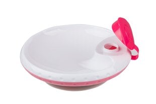 Термо-чаша с клейким дном BabyOno, розовая 1070 цена и информация | Детская посуда, контейнеры для молока и еды | pigu.lt