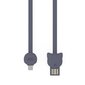 USB laidas Maoxin Vitality Cat Series Lightning, 2.1 A, 1 m, pilkas kaina ir informacija | Kabeliai ir laidai | pigu.lt