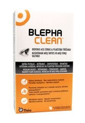 Салфетки для ухода за веками и ресницами Blephaclean, 20 шт. цена и информация | Ватная продукция, влажные салфетки | pigu.lt