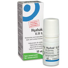 Drėkinantys akių lašai Hyabak, 10 ml kaina ir informacija | Laboratoires THEA Optika | pigu.lt