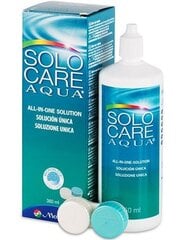 Tirpalas kontaktinių lęšių priežiūrai Solo Care Aqua 360 ml 1 kaina ir informacija | Kontaktinių lęšių skysčiai | pigu.lt