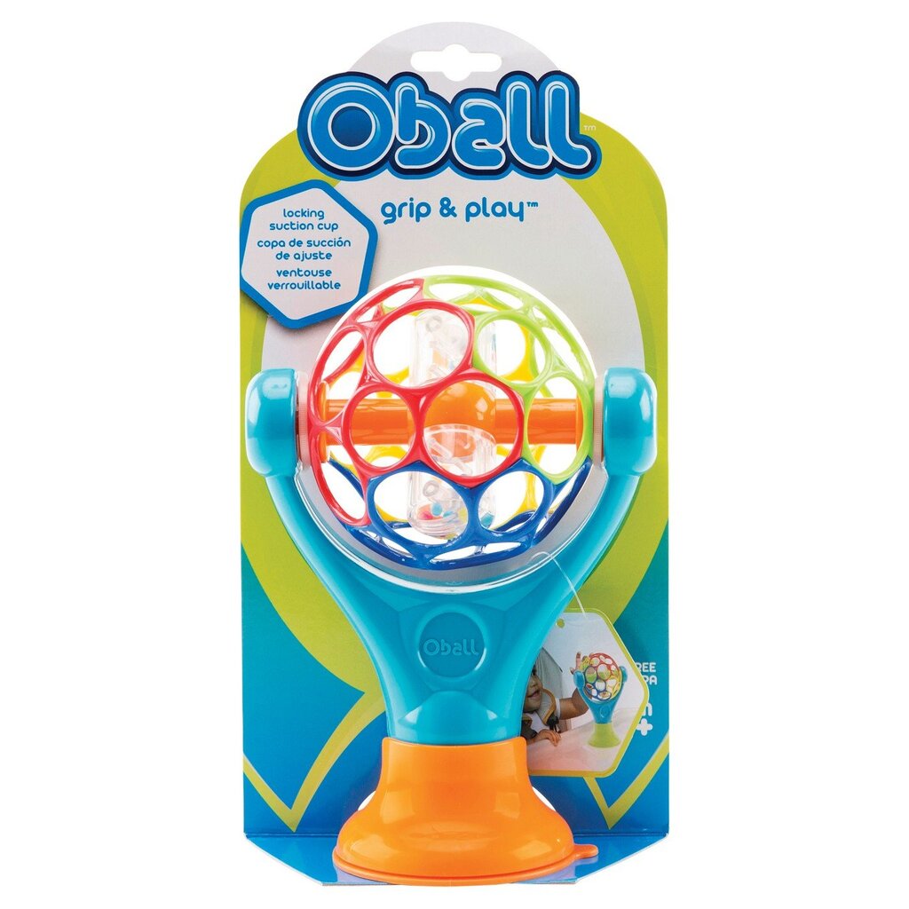 Barškutis Oball Grip & Play ™, 0+ kaina ir informacija | Žaislai kūdikiams | pigu.lt