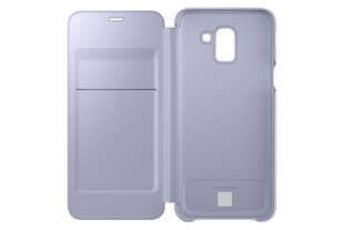 Samsung Galaxy J6 Wallet Case Violet  цена и информация | Чехлы для телефонов | pigu.lt