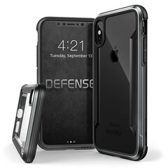 Защитный чехол Apple iPhone X Defence Ultra Cover By Xdoria Black цена и информация | Чехлы для телефонов | pigu.lt