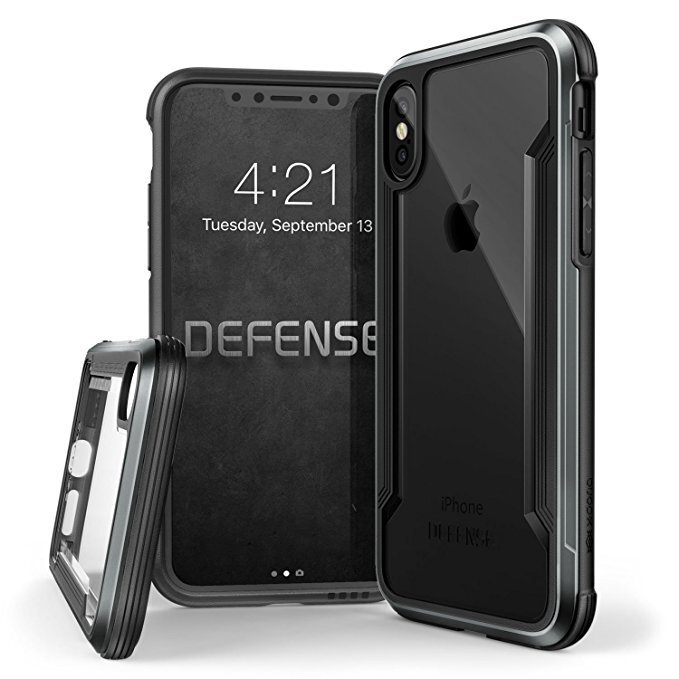 Apsauginis dėklas Apple iPhone X Defence Ultra Cover By Xdoria Black цена и информация | Telefono dėklai | pigu.lt