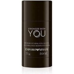 Карандашный дезодорант Giorgio Armani Stronger With You для мужчин 75 г цена и информация | Мужская парфюмированная косметика | pigu.lt