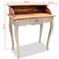 Rašomasis stalas, 80x40x92cm, rudas kaina ir informacija | Kompiuteriniai, rašomieji stalai | pigu.lt