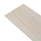 PVC grindų plokštės, prilipdomos, 36 vnt., 5.02 m², šviesiai ruda цена и информация | Terasos grindys | pigu.lt