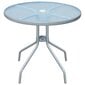 Lauko stalas, 80x71 cm, pilkas kaina ir informacija | Lauko stalai, staliukai | pigu.lt