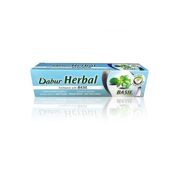 Vaistažolinė dantų pasta Dabur Herbal Basil 100 ml kaina ir informacija | Dantų šepetėliai, pastos | pigu.lt
