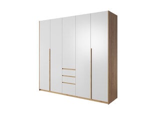 Шкаф с рамой и светодиодной подсветкой Xelo 230, цвет дуба цена и информация | Laski Meble Мебель для прихожей | pigu.lt