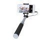 Asmenukių lazda Forever JMP-200 Mini Selfie Stick with Remote Button and 3.5 mm Cable Black kaina ir informacija | Asmenukių lazdos (selfie sticks) | pigu.lt